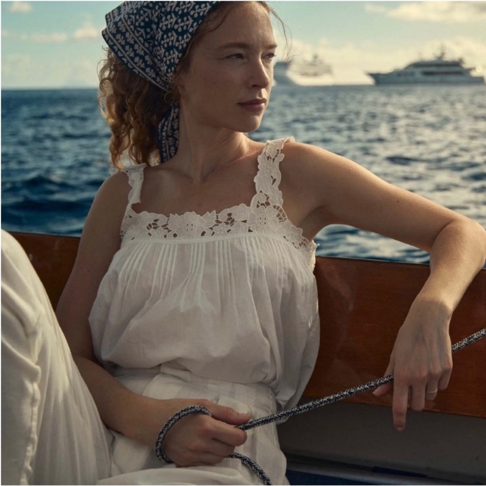 DOEN Madison Top/ Salt:S/EUC